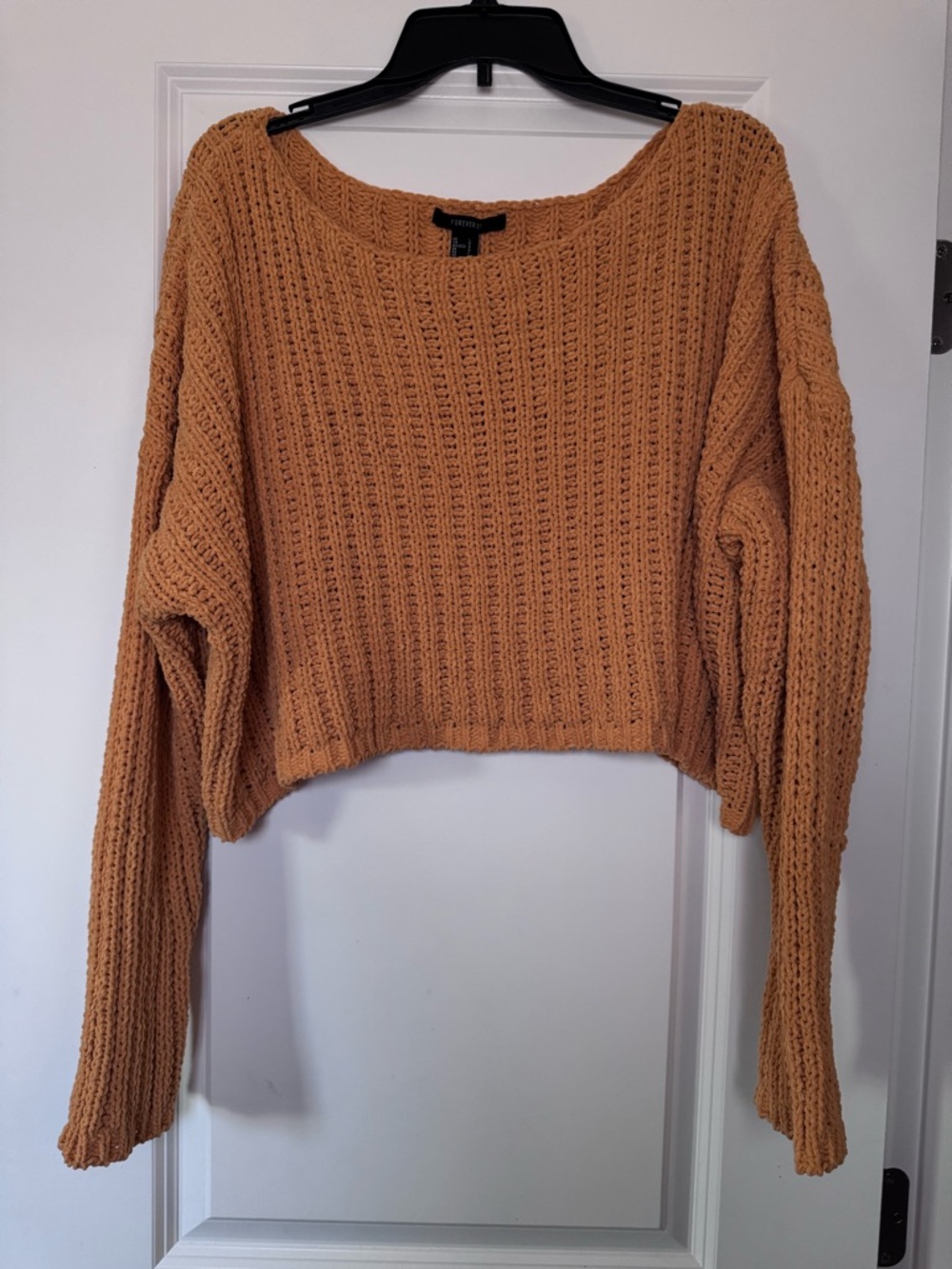 Cozy Cropped Knit Sweater